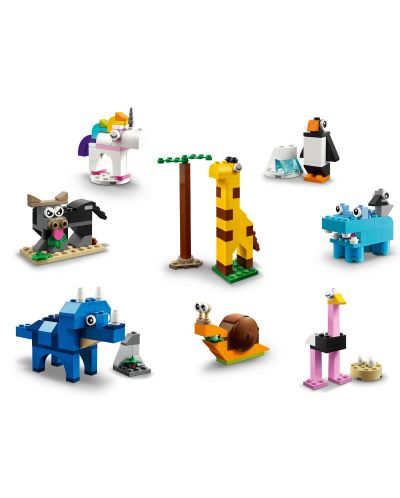 Конструктор Lego Classic - Тухлички и животни (11011) - 5