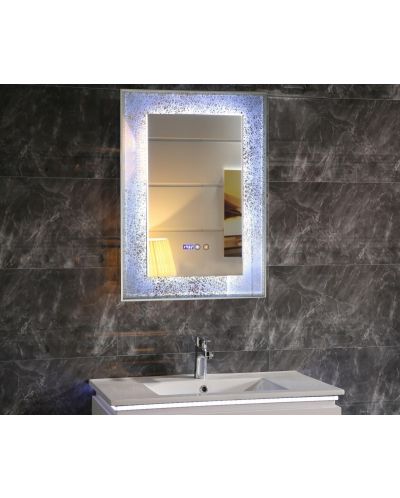 LED Огледало за стена Inter Ceramic - ICL 1792, 60 x 90 cm, синьо - 1