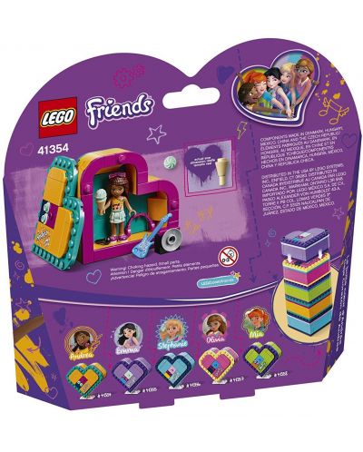Конструктор Lego Friends - Кутията с форма на сърце на Andrea (41354) - 9