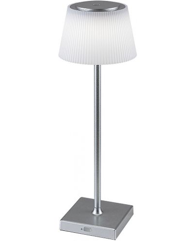 LED Настолна лампа Rabalux - Taena 76010, IP 44, 4 W, димируема, сребърна - 3