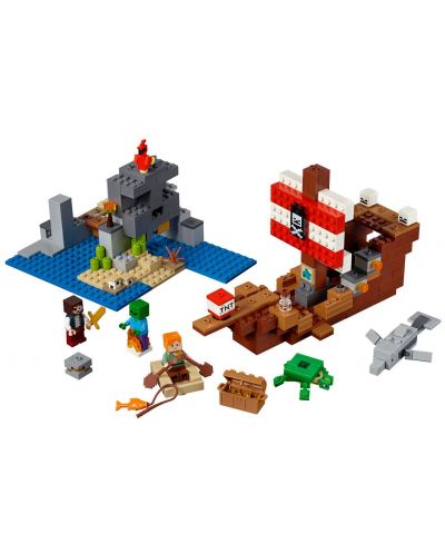 Конструктор Lego Minecraft - Приключение с пиратски кораб (21152) - 7