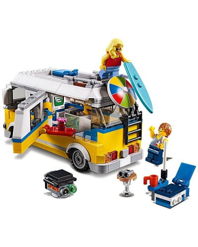 Конструктор Lego Creator - Слънчев микробус за сърф (31079) - 5