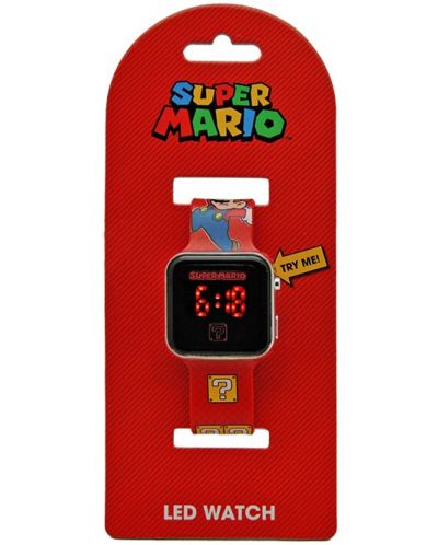 LED часовник Kids Euroswan - Super Mario - 3
