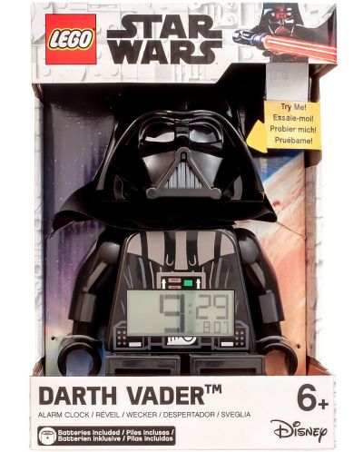 Настолен часовник Lego Wear - Star Wars, Darth Vader, с наметало и будилник - 6