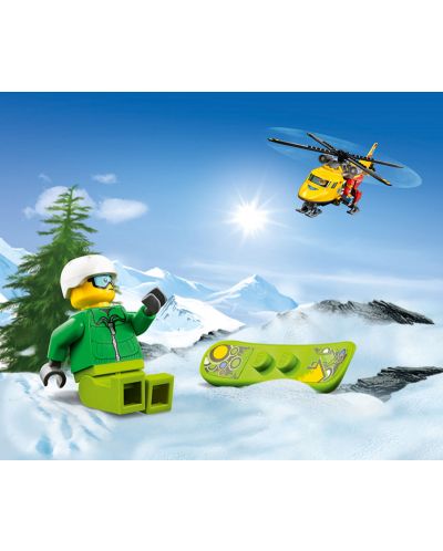 Конструктор Lego City - Линейка хеликоптер (60179) - 4