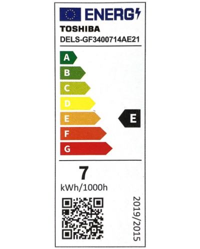 LED крушка Toshiba - 7=60W, E14, 806 lm, 6500K - 3