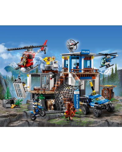 Конструктор Lego City - Полицейско управление в планината (60174) - 4