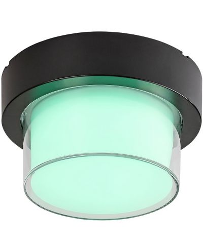 LED външен плафон с Wi-Fi Rabalux - Durbe 7246, RGB, IP 54, G, 10 W, димируем, черен - 1