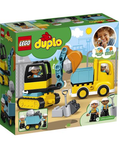 Конструктор LEGO Duplo Town - Камион и екскаватор (10931) - 2
