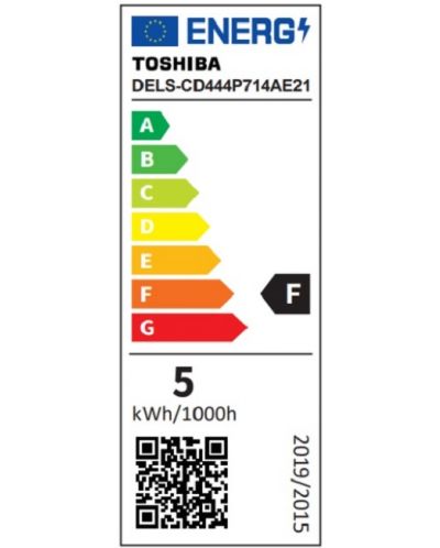 LED крушка Toshiba - 4.7=40W, E14, 470 lm, 4000K - 4