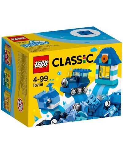 Конструктор Lego Classic - Синя кутия за творчество (10706) - 1