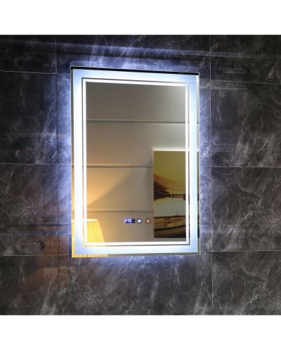 LED Огледало за стена Inter Ceramic - ICL 1794, 50 x 70 cm, синьо - 1