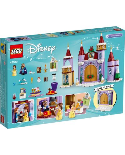 Конструктор Lego Disney - Зимно празненство в замъка на Бел (43180) - 2