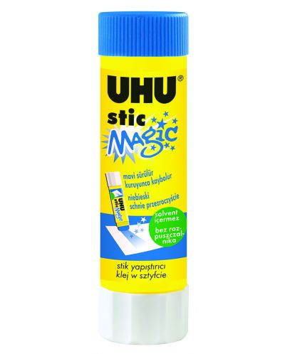 Лепило стик UHU - Magic Blue, 8.2 g - 1
