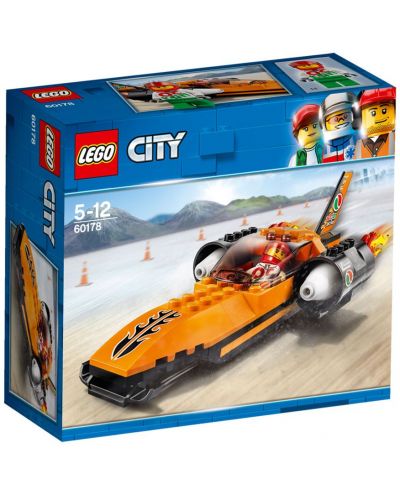 Конструктор Lego City - Кола за рекорди (60178) - 1
