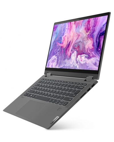 Лаптоп Lenovo Flex 5 - 81X1009LBM, 14", FullHD, сив - 4