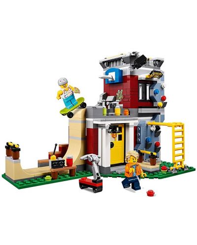 Конструктор Lego Creator - Модулна къща за скейтборд (31081) - 4