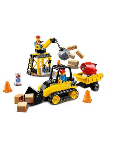 Конструктор Lego City Great Vehicles - Строителен булдозер (60252) - 4