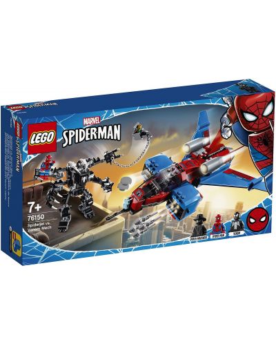 Конструктор Lego Marvel Super Heroes - Spiderjet vs. Venom Mech (76150) - 1