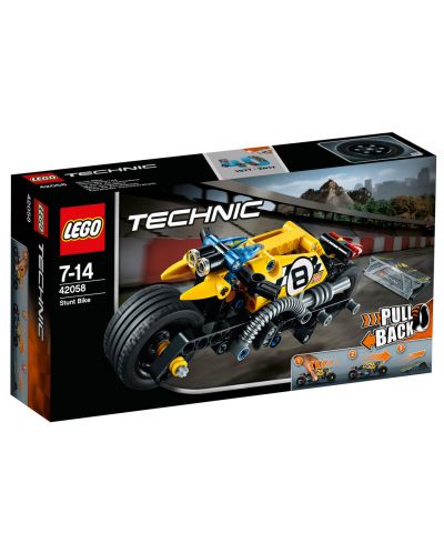 Конструктор Lego Technic - Мотоциклет за каскади (42058) - 1