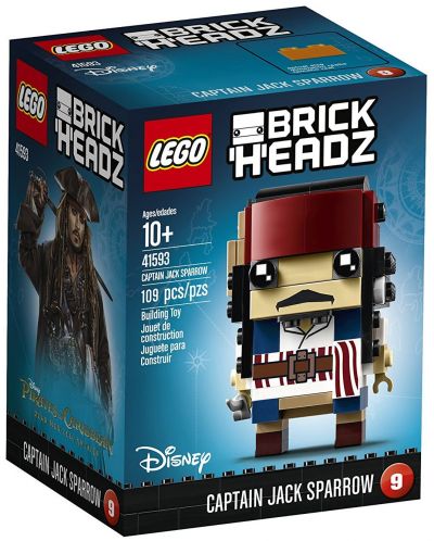Конструктор Lego Brickheads - Капитан Jack Sparrow (41593) - 1