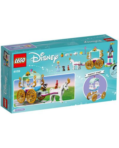 Конструктор Lego Disney Princess - Пепеляшка пътува с каляска (41159) - 2