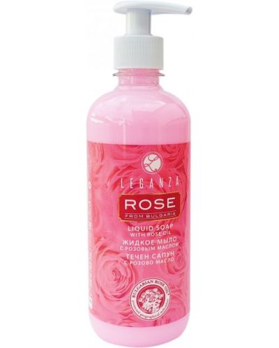 Leganza Rose Течен сапун, с розово масло, 500 ml - 1