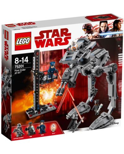 Конструктор Lego Star Wars - AT-ST на Първата заповед (75201) - 1