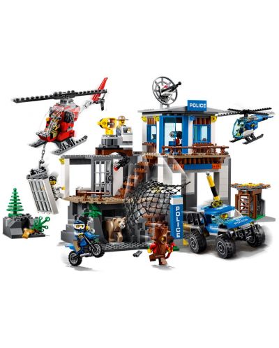Конструктор Lego City - Полицейско управление в планината (60174) - 5