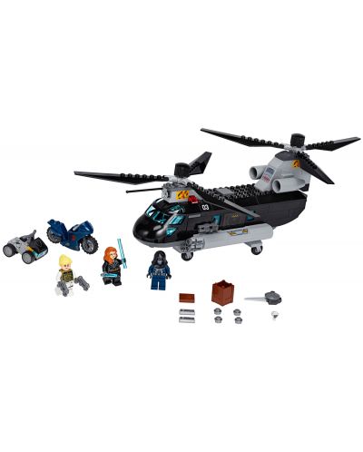 Конструктор Lego Marvel Super Heroes - Преследване на хеликоптера на Черната вдовица (76162) - 3