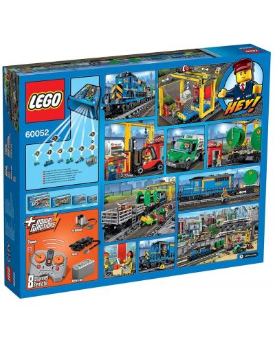 Конструктор Lego City - Товарен Влак (60052) - 6