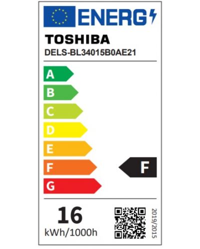 LED крушка Toshiba - 15=100W, E27, 1521 lm, 6500K - 3