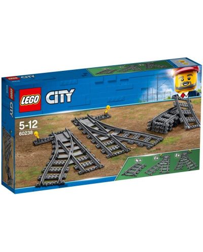Конструктор Lego City - Релси и стрелки (60238) - 1