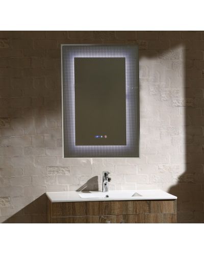 LED Огледало за стена Inter Ceramic - ICL 1793, 60 x 90 cm, синьо - 1