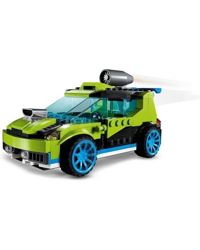 Конструктор Lego Creator - Ракетна кола за рали (31074) - 4