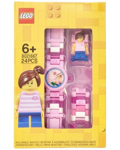 Ръчен часовник Lego Wear - Classic, Pink Link - 4