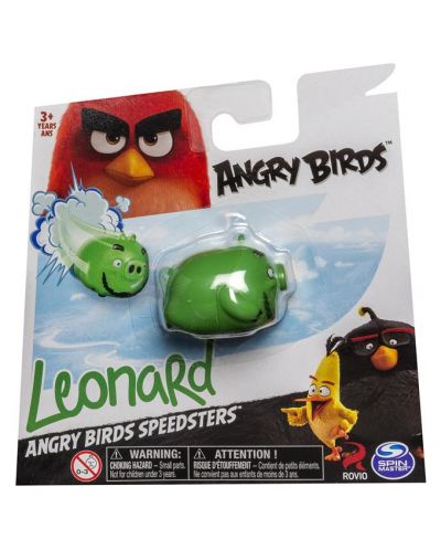 Angry Birds: Фигурка на колелца - Leonard - 2