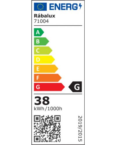 LED Полилей Rabalux - Nefertum 71004, IP20, Wi-Fi, 38W, черен - 8