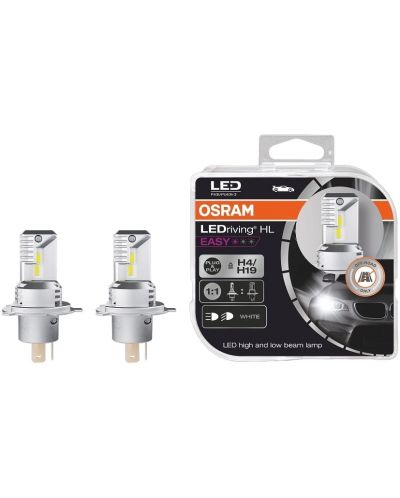 LED Автомобилни крушки Osram - LEDriving, HL Easy, H4/H19, 19W, 2 броя - 2