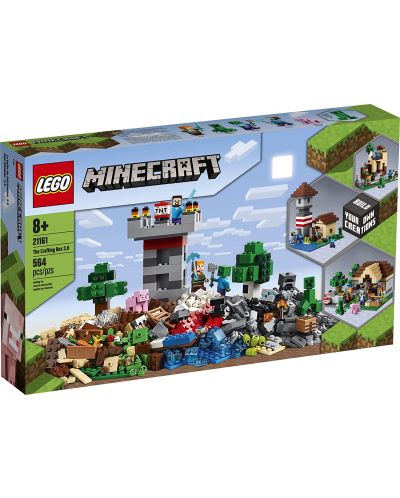 Конструктор LEGO Minecraft - Кутия за конструиране 3.0 (21161) - 1