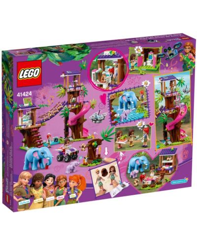 Конструктор Lego Friends - Спасителна база в джунглата (41424) - 2