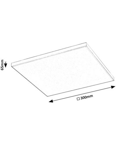 LED плафон Rabalux - Faramir 71001, RGB, IP 20, 18 W, бял - 8