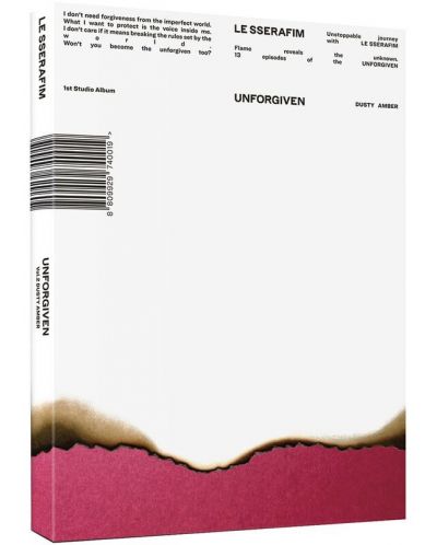 Le Sserafim - Unforgiven, Dusty Amber Version (CD Box) - 1