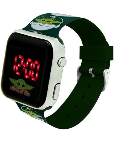 LED часовник Kids Euroswan - Star Wars Yoda - 2