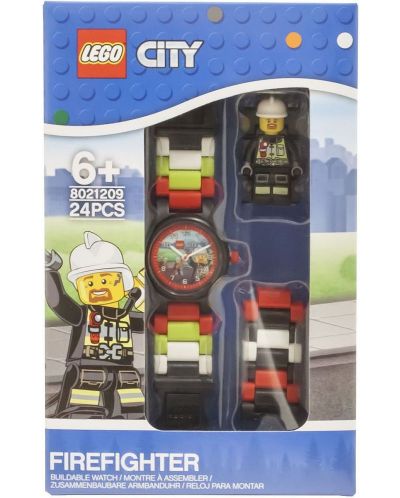 Ръчен часовник Lego Wear - Lego City, Пожарникар - 7