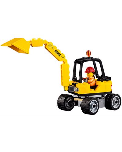Конструктор Lego City - Камион за почистване на улиците с ремарке и багер (60152) - 6