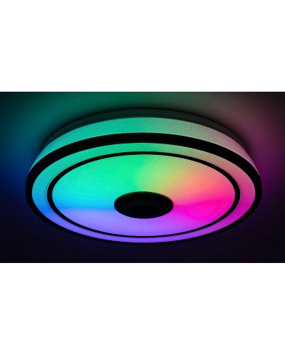 LED Плафон Rabalux - Nikolaus 71030, RGB, IP 20, 24 W, димируем, черен - 3