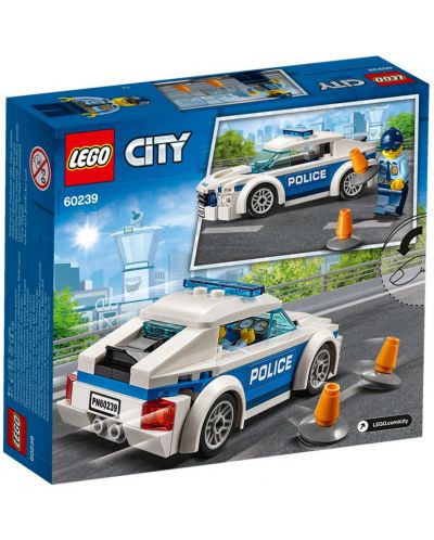 Конструктор Lego City - Полицейска патрулна кола (60239) - 9