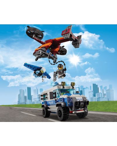 Конструктор Lego City - Полиция в небето, кражба на диаманти (60209) - 4