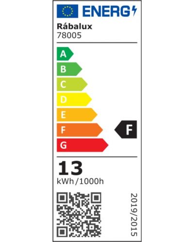 LED аплик Rabalux - Greg 78005, IP20, 13 W, черен - 6